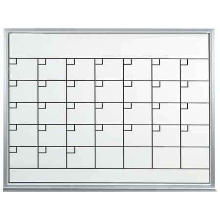 Bsc Preferred 3 x 2' Dry Erase Calendar - 1 Month BCALA3624
